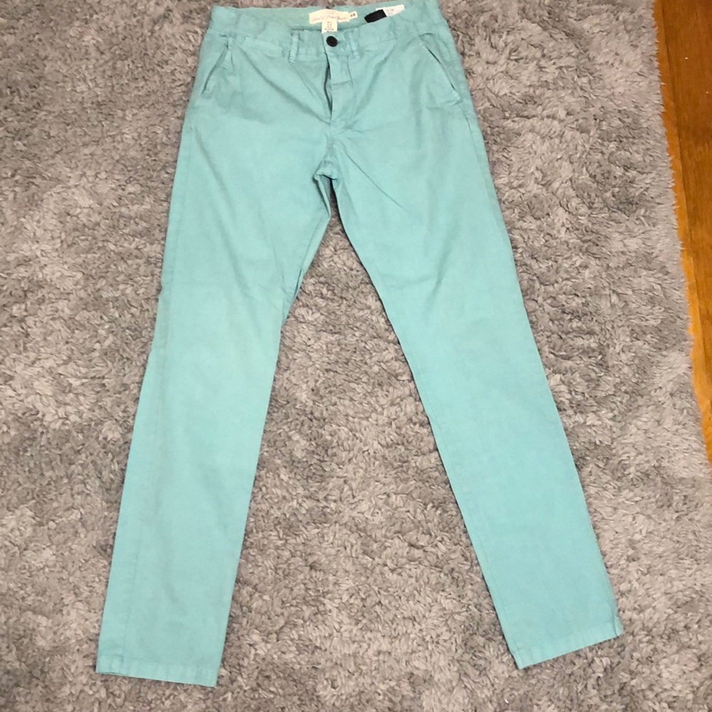 H&M light blue pants